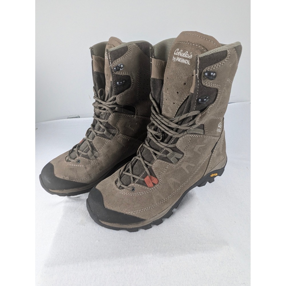 Womens Cabelas by Meindl GoreTex Thinsulate Vibram Hunting Boots Brown 8.5 Gorp